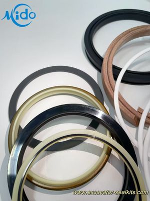 Komatsu 굴삭기 암 유압 실린더 수리 키트 | 즉시 배송 707-98-48610 | PC200-8 모델과 호환 | 전체 씰/개스킷/피스톤 링 세트