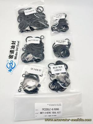 PC220LC-6 6D95 발굴기 주 제어 밸브 밀폐 키트 수리 키트