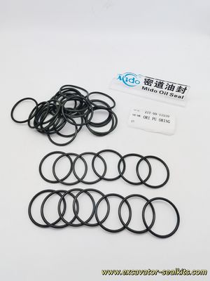 코마츠 PU O-링 21T-09-11510 | Komatsu 장비용 고성능 고무 O-링