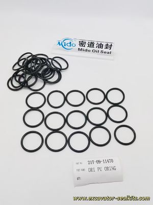 프리미엄 코마츠 PU O-링 21T-09-11470 | 표준 고무 O-링보다 성능이 뛰어남