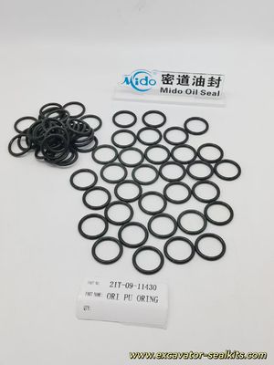 코마츠 고무 O-링: 21T-09-11430 신뢰할 수 있는 PU | 고무 씰 | 재고 있음 - 맞춤 주문