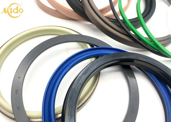 녹색 NBR 323 캐터필러 유압 실린더 씰 키트