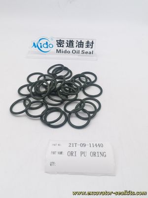 유니버셜 코마츠 고무 O-링 키트 | 다양한 PU O-링 크기 포함 21T-09-11440