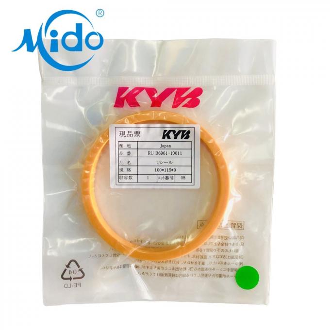 KYB 유압 실린더 라드씰 100*115*9 Mm ID OD Ｈ 굴삭기 로드 봉지 키트 0